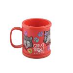Personlized Name Mug Rachel Red Soft PVC Mug Plastic Children's Washing Cup