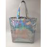 Buy cheap Fashionable Silver Holographic Bag , Laser PU Hologram Shopper Bag Special Design from wholesalers