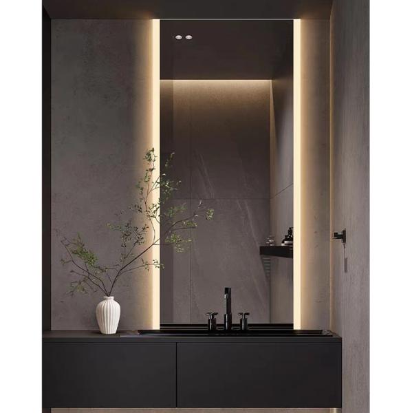 Buy cheap Smart LED Hotel Bathroom Vanity Mirrors Wall Mounted Frameless Defogger Dimmer from wholesalers