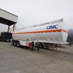 CIMC 3 Axle 35CBM Fuel Tanker Truck Trailer For Transport