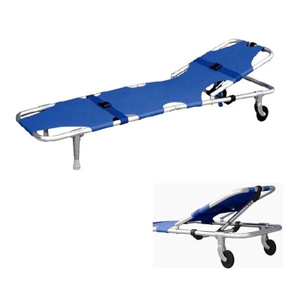 Buy cheap Medical first aid stretcher aluminum alloy folding emergency EMS stretcher from wholesalers