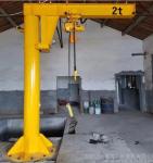 360 Degree Jib Cantilever Crane High Technique 10t With Wire Rope Electric