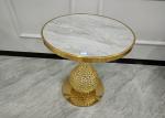 Golden Nordic Forging Odm Marble Modern Coffee Table Round Anti Collision