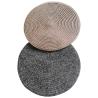Buy cheap Kitchen Room Space Luxury Golden Waterproof PVC Round Christmas Dining Table Place Mats from wholesalers