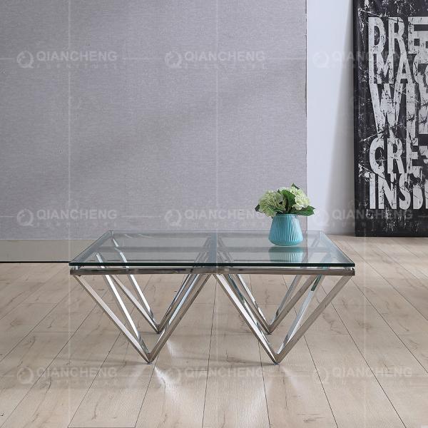 Buy cheap Luxury 0.5m3 SS Coffee Table 100x100x40cm High Temperature Resistance from wholesalers