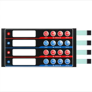 China Customized Push Button FPC Membrane Switch Waterproof With LED on sale