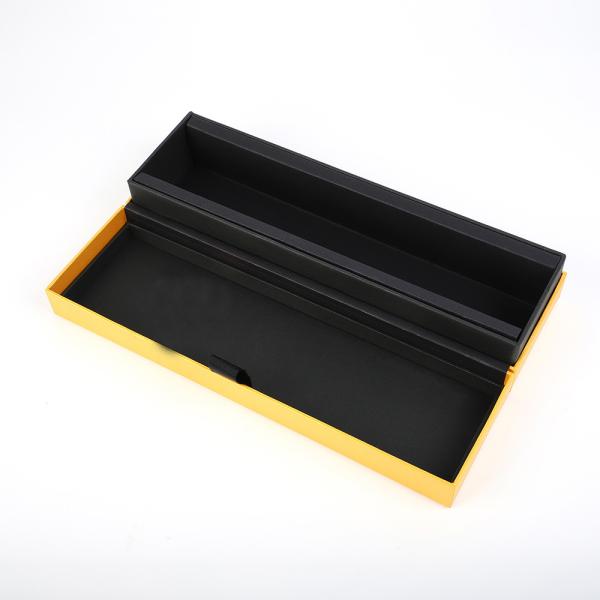 Buy cheap single bottle box rigid Paper Cardboard champagne packging Magnetic Box from wholesalers