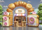 Custom PVC Outdoor Shopping Mall Store Inflatable Advertising Decoration Bread