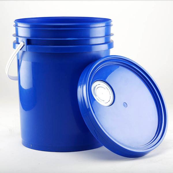 Buy cheap 20 Liter Plastic Bucket With Flex Spout Lid And Customized Logo For Oil Storage Needs from wholesalers