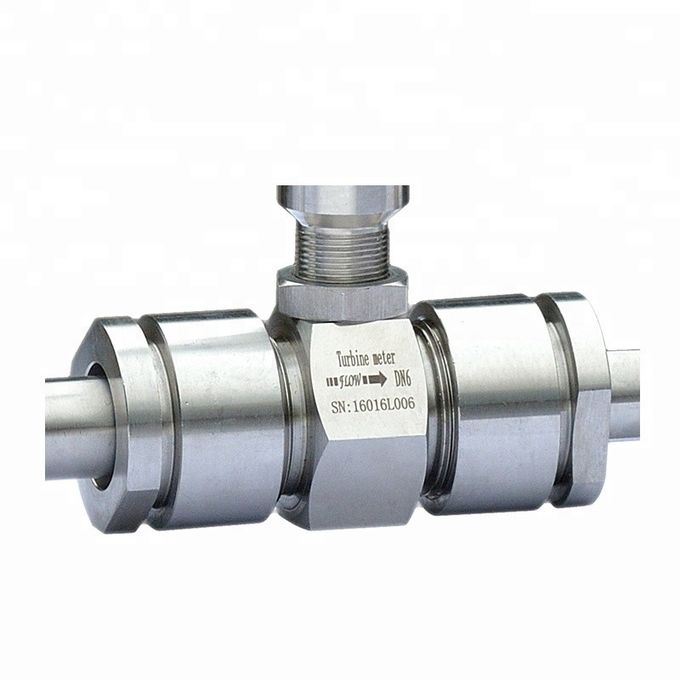 DN300 Sanitary Turbine Flowmeter For Diesel Fuel