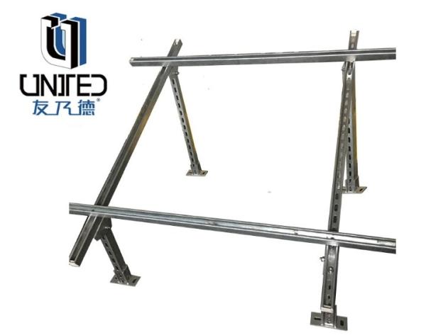 Buy cheap Photovoltaic Bracket Corrosion Resistant Metal Channel Strut For Solar System Installations from wholesalers