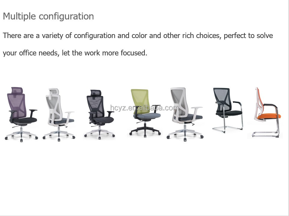 Fabric Ergonomic Swivel Executive Office Chairs Ideal Choice for Furniture Designers