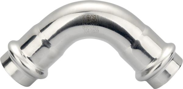 Buy cheap 90d Elbow Stainless Steel Press Fittings DVGW Standard Security Hygiene from wholesalers