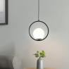 Buy cheap LED Pendant Lights Home Decoration Living Room Bedside Glass Black Suspension lamp(WH-GP-39) from wholesalers