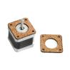 Buy cheap Cork Sheet 42mm*42mm*3mm 3D printer Shock Absorber NEMA 17 Damping Gasket from wholesalers