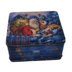 Retro Large Tin Lunch Boxes Holiday Food Christmas Gift Tins Empty