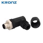 M12 Female Connector Brass Contact Nut Material Aviation Plug 5 Pin Circular