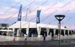 Economical PVC Event Tent High Strength Aluminium Alloy 500 People Capacity