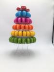 Clear Macaron Display Tower Transparent Recyclable Plastic 10 Tier For Wedding