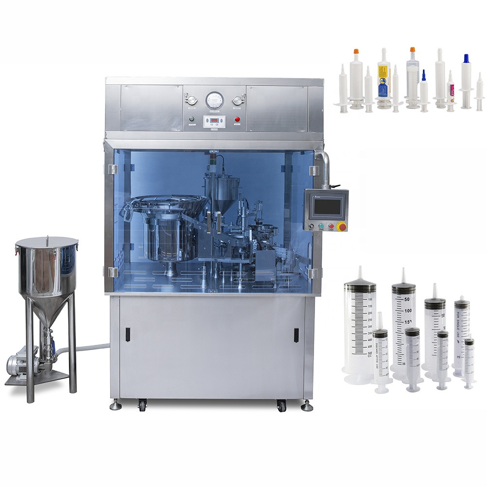 3ml 5ml 10ml 20ml Plastic Automatic Pre Filled Syringe Filling Capping Machine