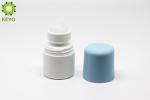 30g Antiperspirant Roller Bottle , Round PP Plastic Roll On Deodorant Bottles