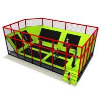 Buy cheap Customized Trampoline Park Equipment , Child Size Trampoline Multi - Section product