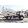 Buy cheap Concrete Mini Truck Mixer HOWO 4×2 Weichai Engine 220hp 4 Cubic Single Axle 6 Tires from wholesalers