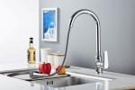 Silver Pull Out Full Copper Kitchen Sink Faucets