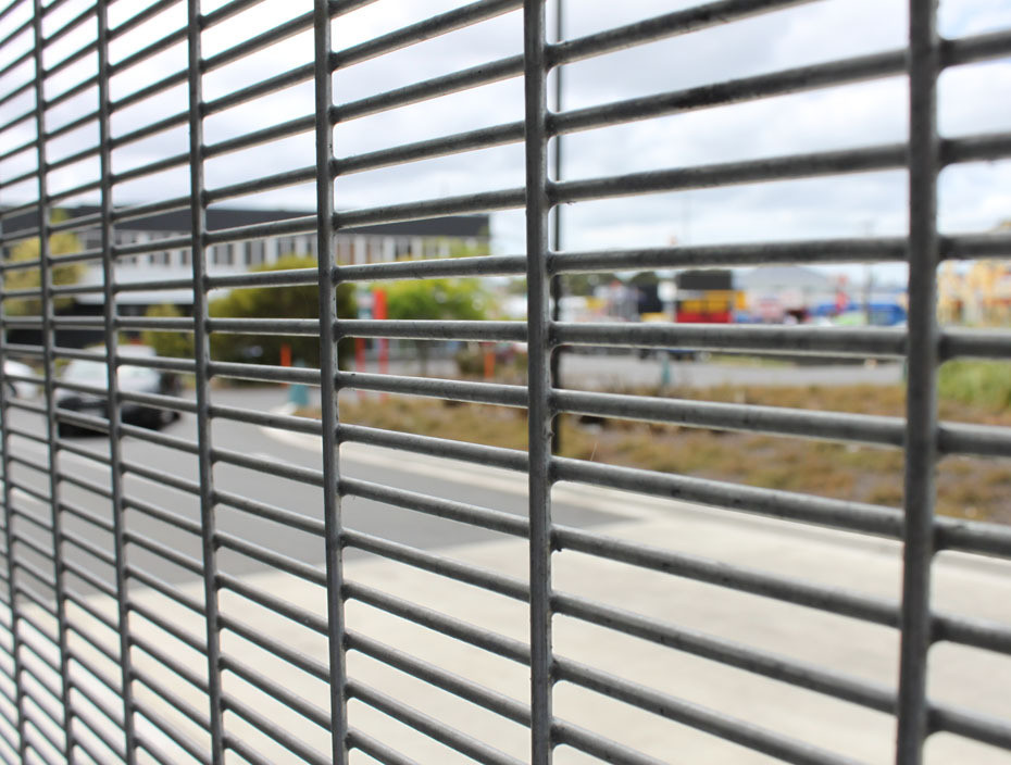 Hot Dipped Galvanized 358 Wire Mesh Anti Climb Fencing For Warehouse Security