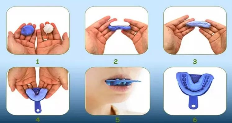 Wholesale Odor Free Fast Cure Mix Ratio1: 1 Silicone Impression Putty for Ear Plug