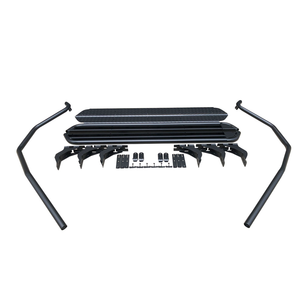 2pcs Powder Coated Car Body Kit for Toyota Tacoma Front Bumper Rear Bumper Protection