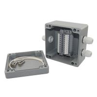 Buy cheap 3 Ways Waterproof Aluminum Distribution Junction Box with UK2.5B Din Rail product