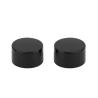 Buy cheap 24/410 28/410 Plastic Caps Black Smooth Plastic Screw On Caps For Cosmetic Packaging from wholesalers