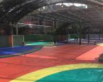 Customized EPDM Rubber PU Running Track With Excellent Shock Absorption And UV