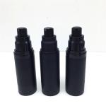 whosale empty black acrylic airless pump bottle 30ml matte frosted finish