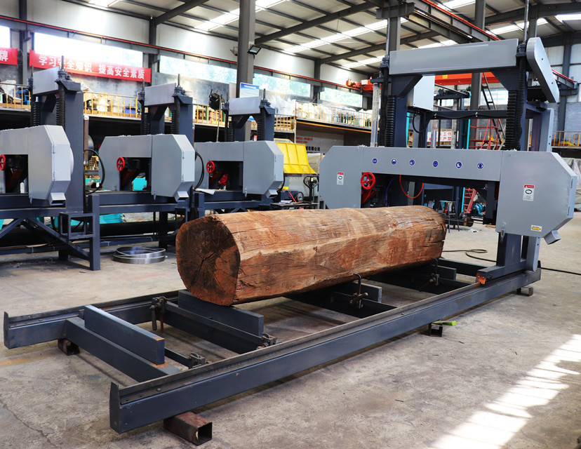 MJ1000E 1000mm Wood Portable Sawmill Horizontal Bandsaw Mill