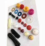 35x13x0.5mm Red Rubber Sucker Offset Printing Machine Spare Parts For Garment
