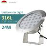 Buy cheap DC24V SS316L 24W IK10 Waterproof Led Underwater Light from wholesalers