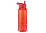 Leakproof 750ml Plastic Sports Water Bottle With Straw FDA Standard