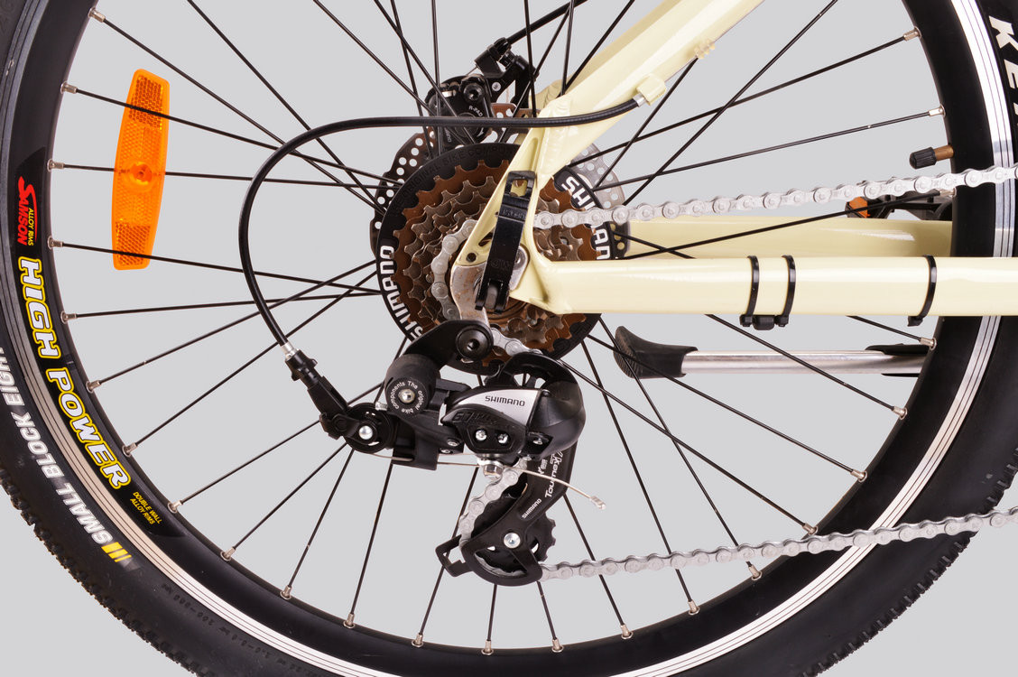7 Speed Electric Mountain Bicycle 32km/H , 26 Inch Electric Mountain Bike Mid Gear Motor