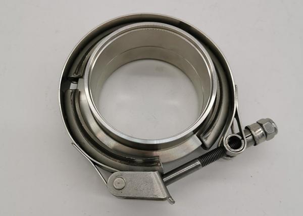 Buy cheap Exhaust System V Bend Clamp Stainless Steel Spot Welded 4 Inch from wholesalers