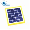 Buy cheap 2W 6V high efficiency Glass Laminated solar panel ZW-2W-6V transparent glass solar panel from wholesalers