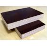 Buy cheap Film Faced Plywood for Concret and Poplar and birch Core 18mm, black and brown shuttering plywood from wholesalers