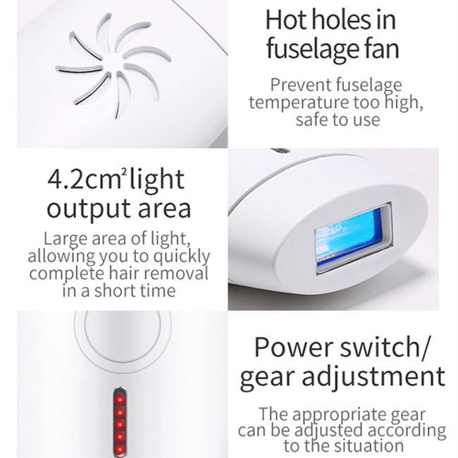 800000 Shots 220g 4.5cm2 Laser Hair Removal Handset
