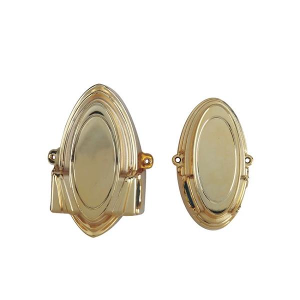 Buy cheap American Style Gold Plastic Casket Corners With Iron Tubes from wholesalers