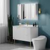 Buy cheap Width 23.6in 47.2in Solid Wood Bathroom Cabinets Mirrored Waterproof from wholesalers