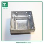 Manufacture 2 inch 2.5" press fit Aluminum flat Cap fence post cap