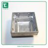 Buy cheap Manufacture 2 inch 2.5" press fit Aluminum flat Cap fence post cap from wholesalers