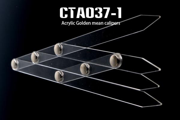 Buy cheap OEM Acrylic Golden Mean Calipers , Fibonacci Gauge , Golden Ratio Design Tool from wholesalers