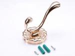 Chrome Plated Solid Wall Hangers Rose Gold Luxury Clothes Hooks Rose Gold